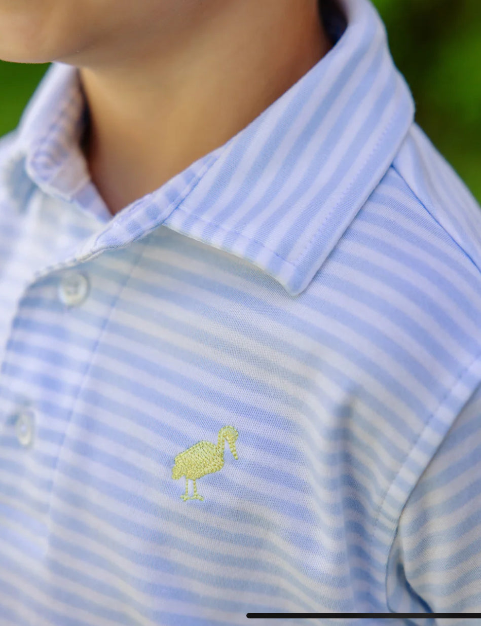 Buckhead Blue Stripe Polos