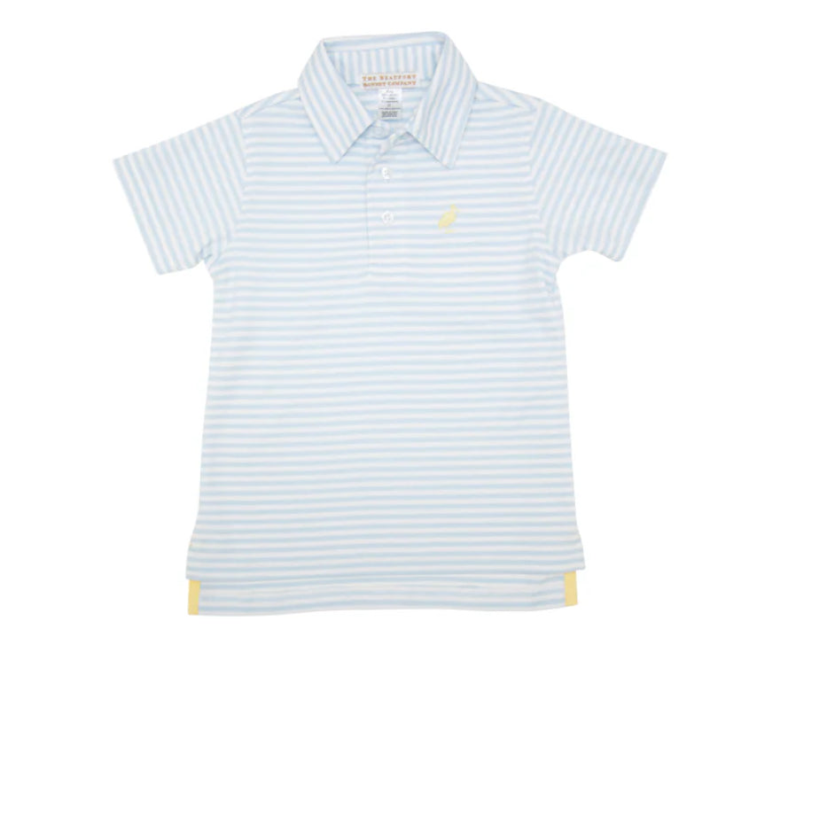 Buckhead Blue Stripe Polos