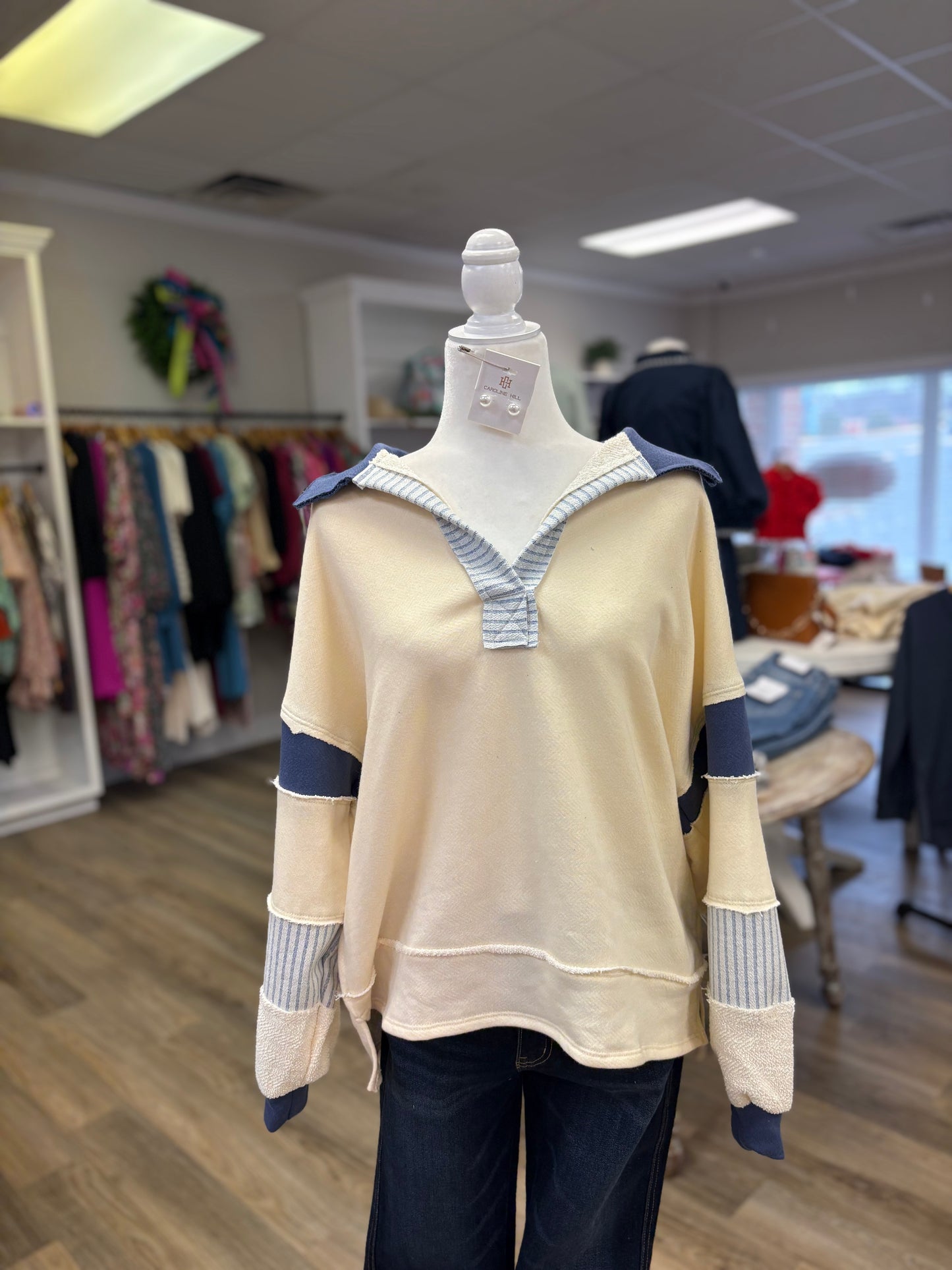 Collard Loose Fit Top