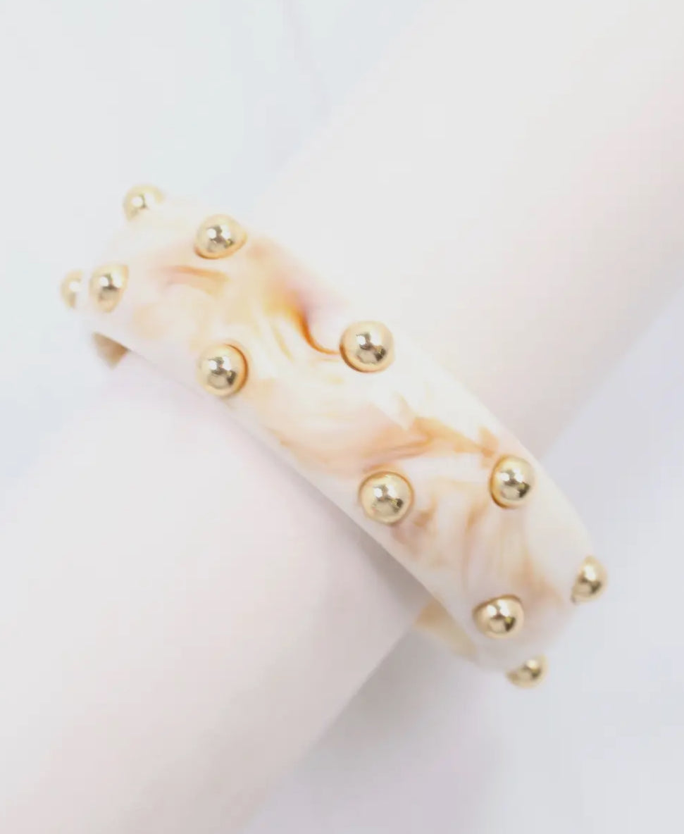 Amira Studded Bangle Bracelet