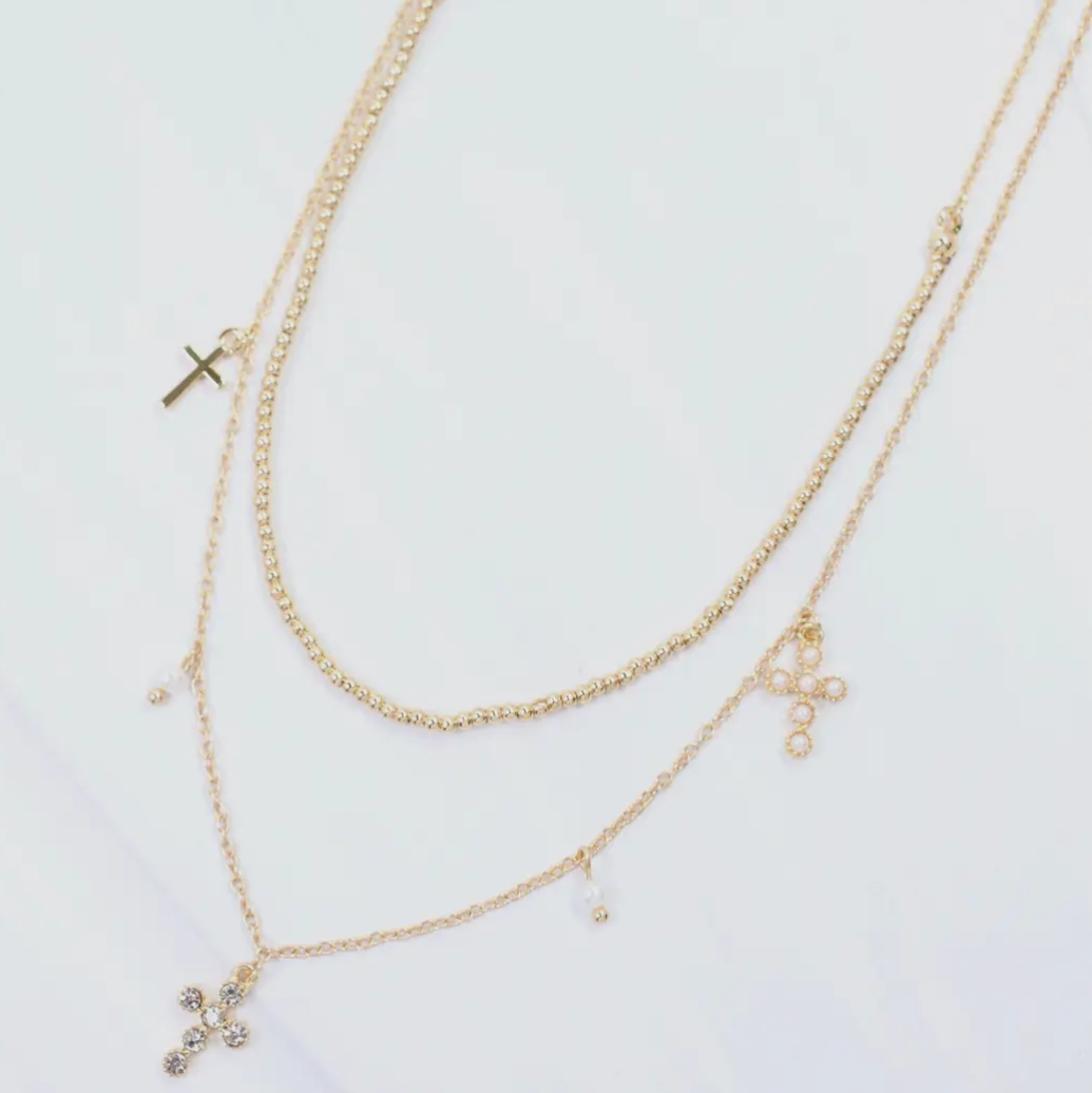 Maya Cross Necklace