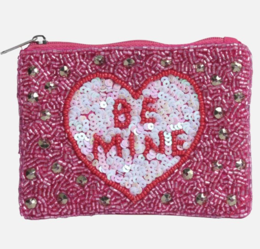 “Be Mine” coin purse