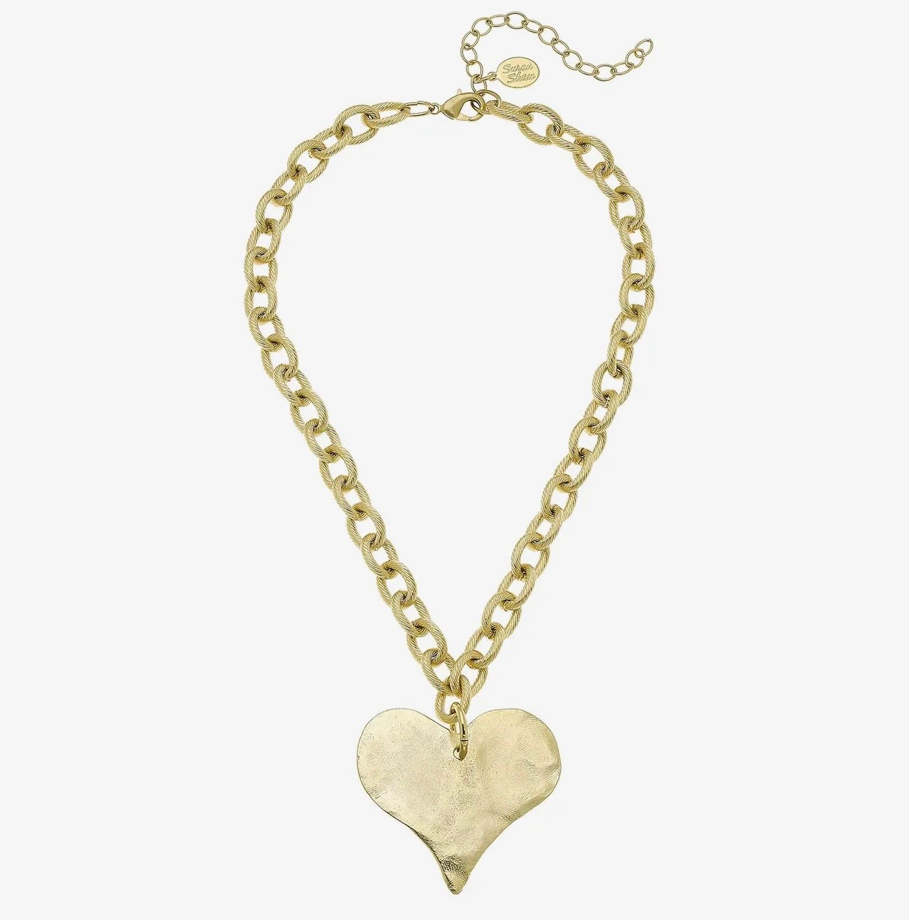 S.S Gold Heart Necklace