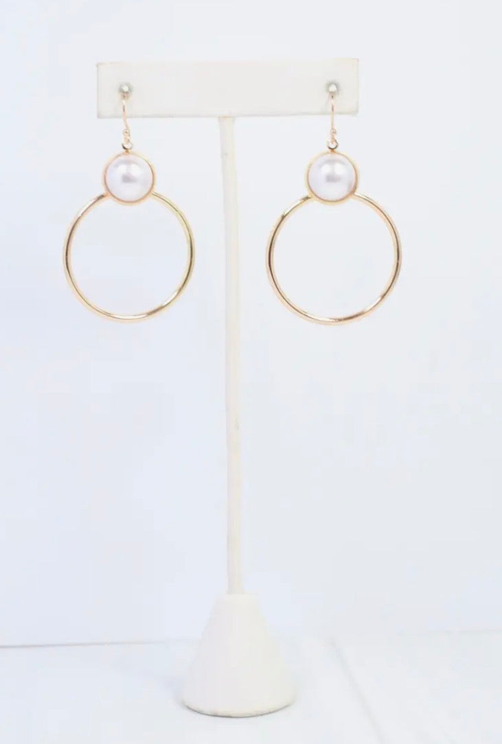 Pearl Dangle Earrings