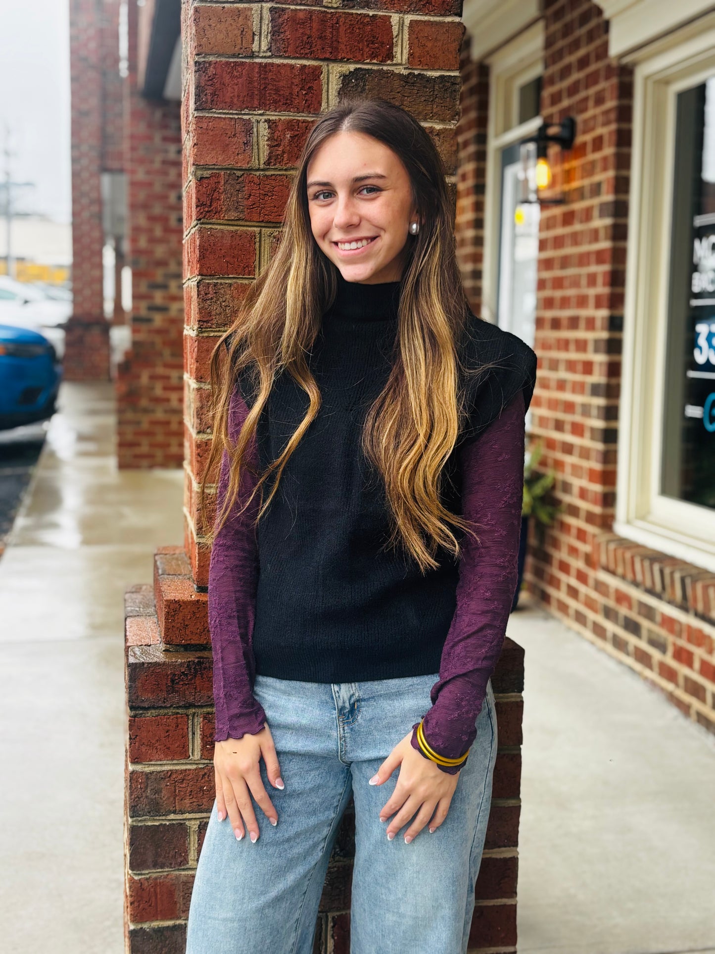 Soft Knit Sweater Vest Top