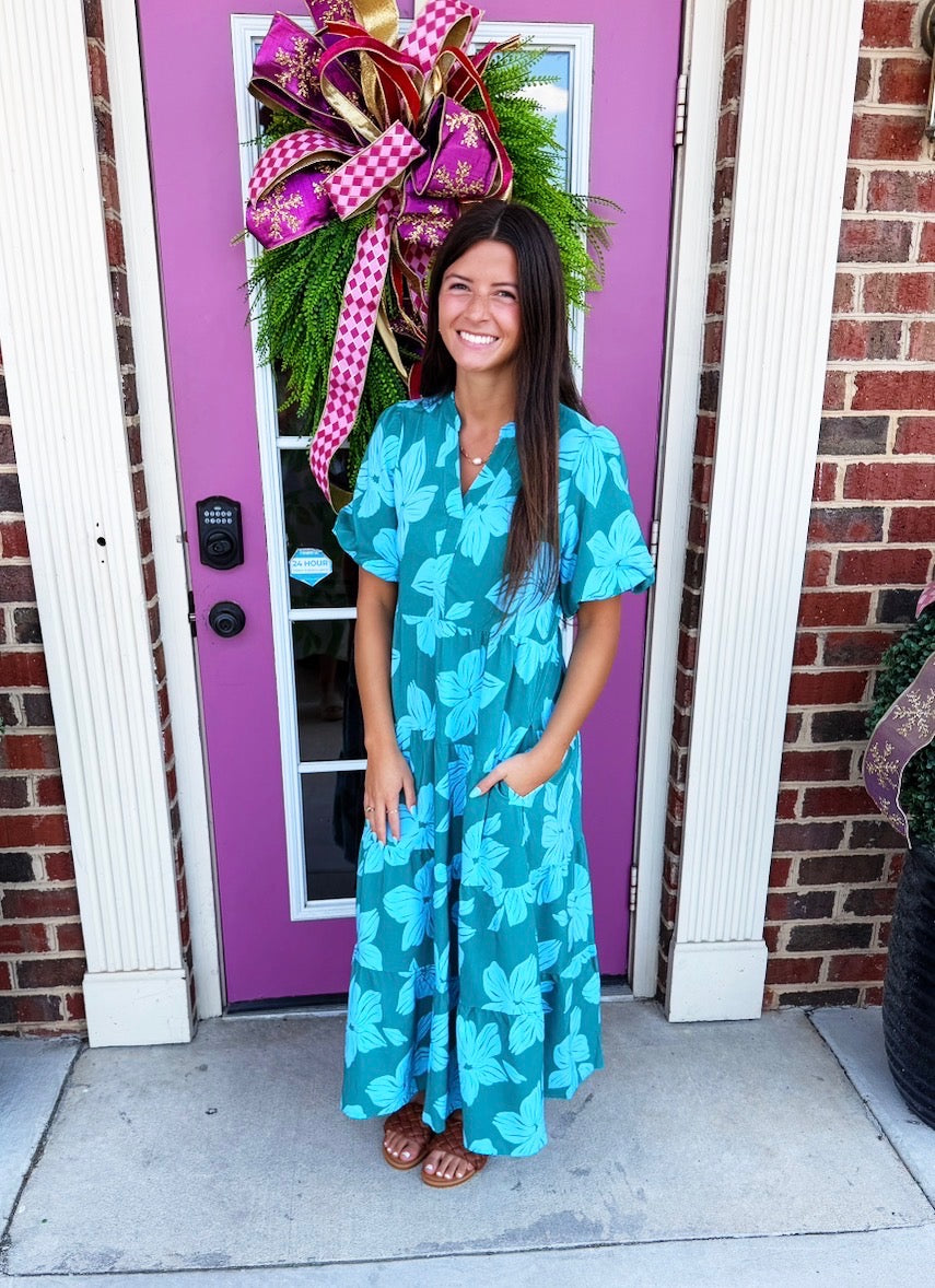 Ocean Bloom Dress