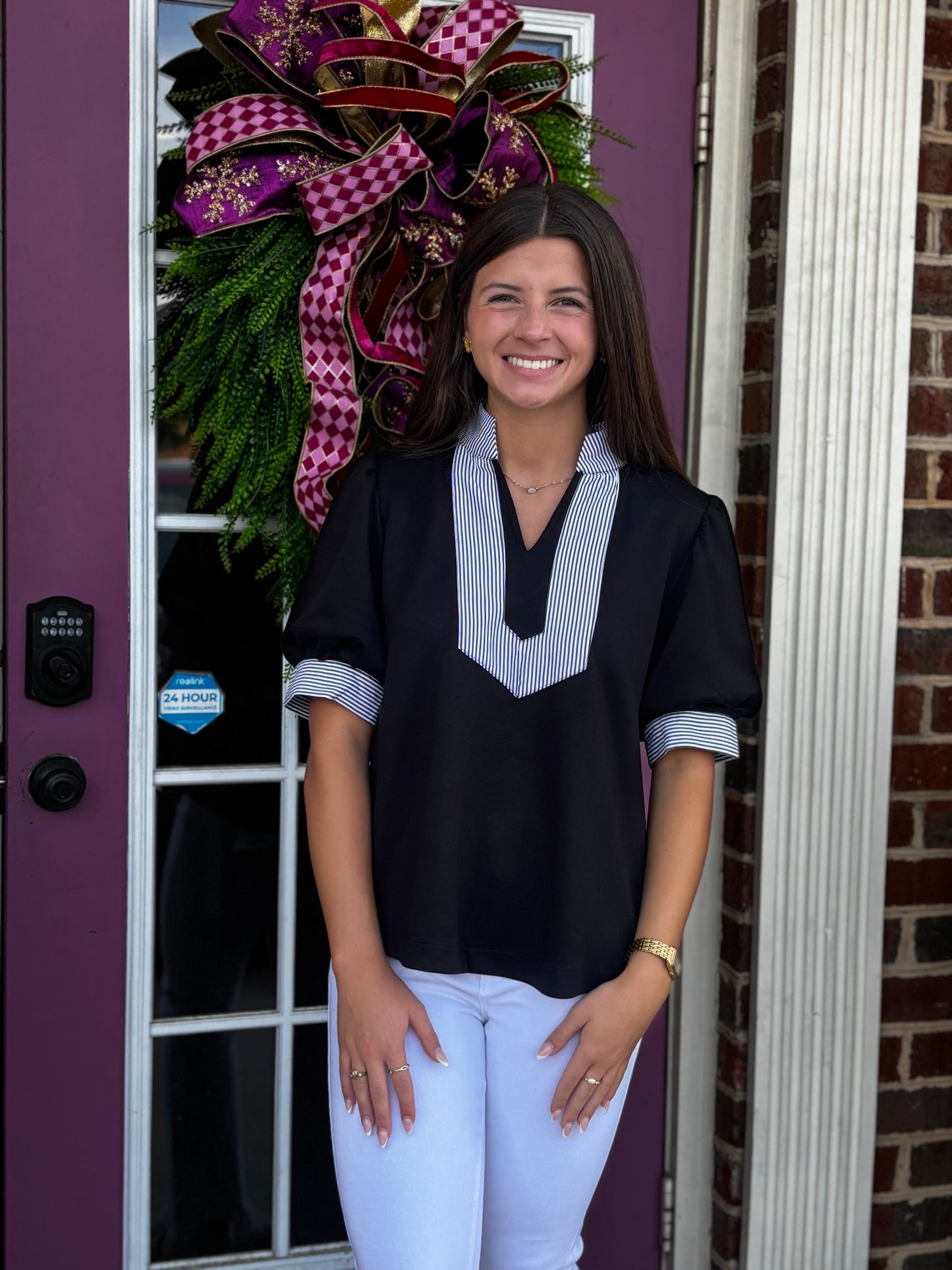 The Madison Contrast Top