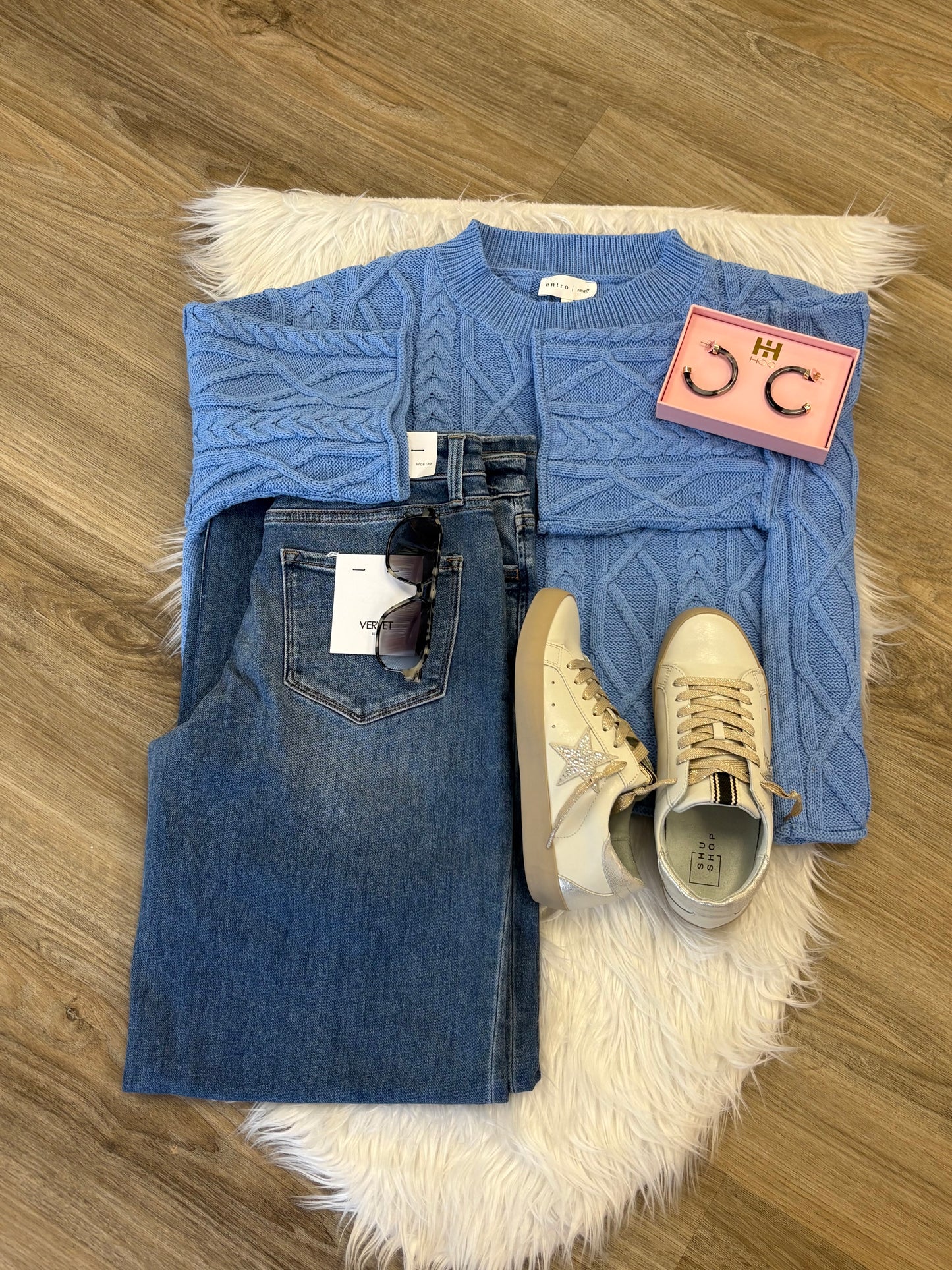 Spring Breeze Cable Knit