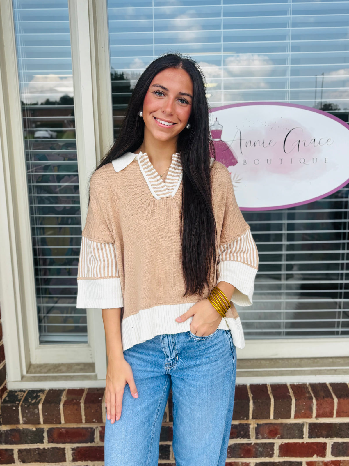 The Harper Sweater Top