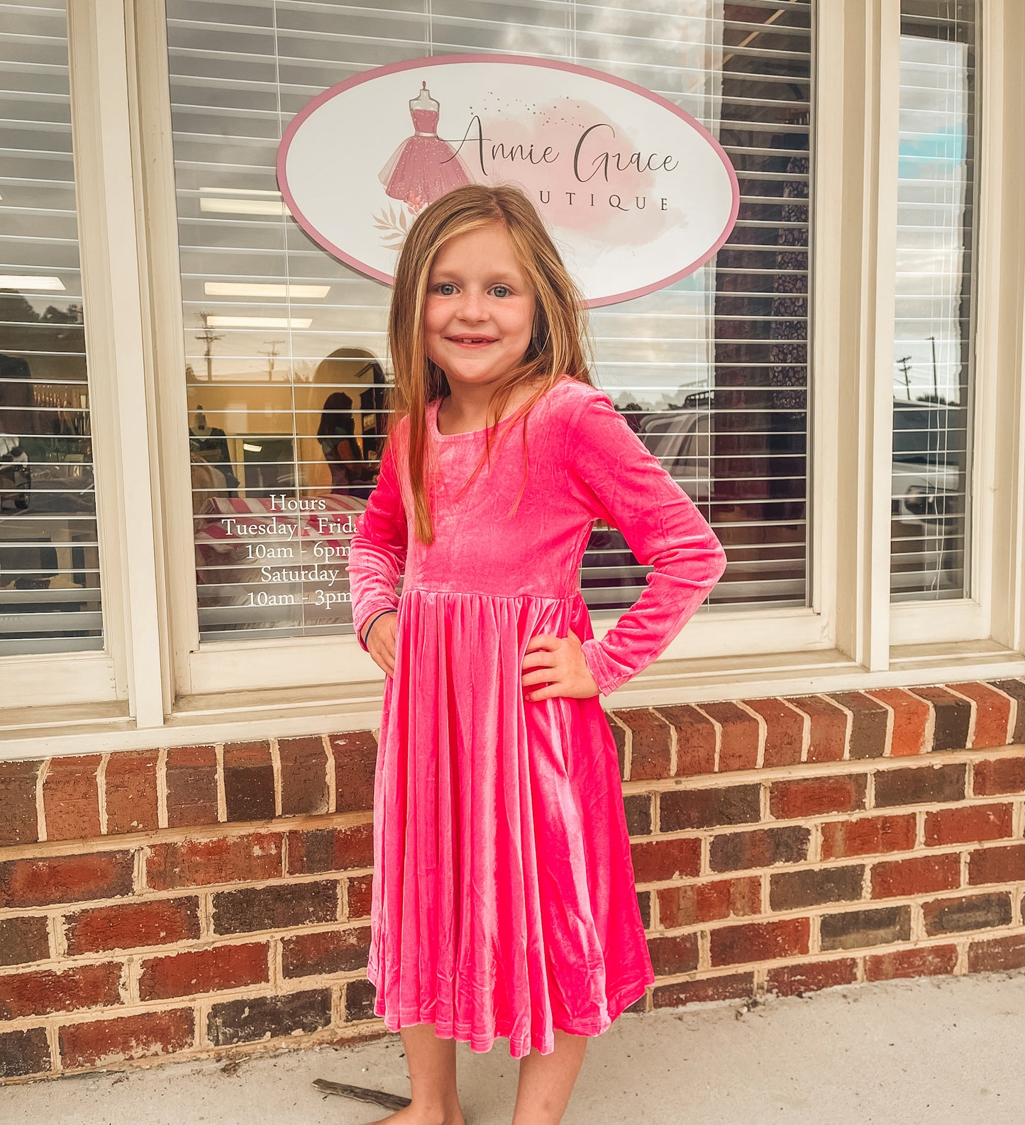 The Gracie Velvet Dress