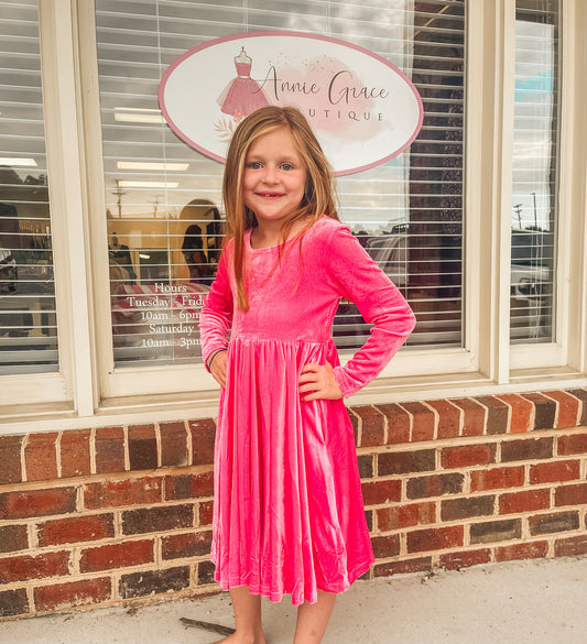 The Gracie Velvet Dress