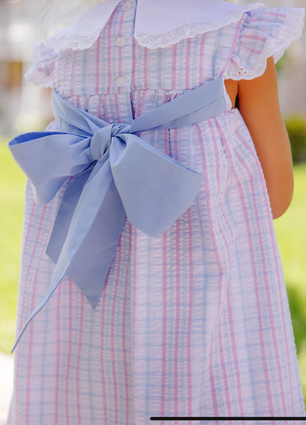 Franny Frock - Seersucker Dress