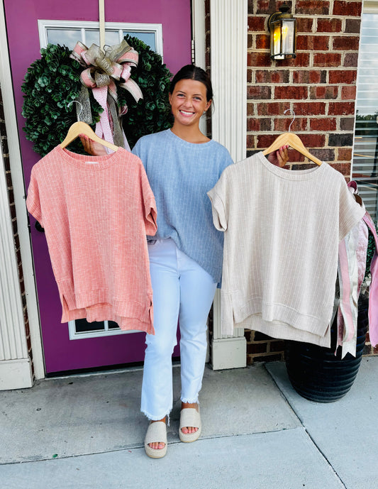 Ribbed Knit Top