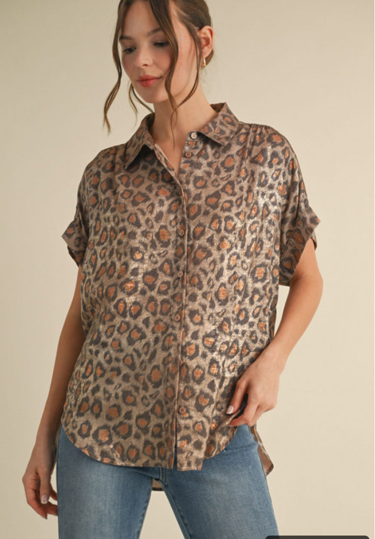 Leopard Print Top