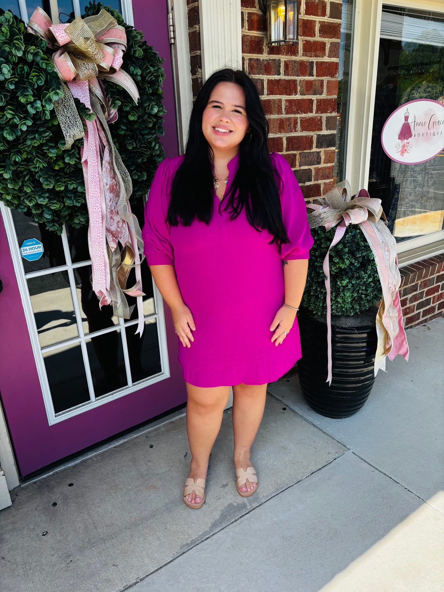 Magenta Dress