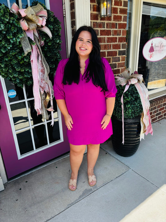 Magenta Dress