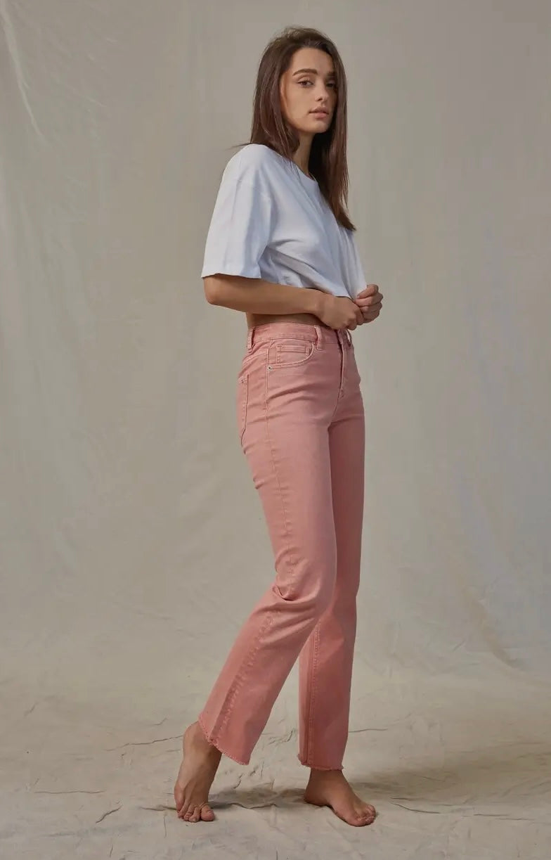 Peachy pink Denim pants