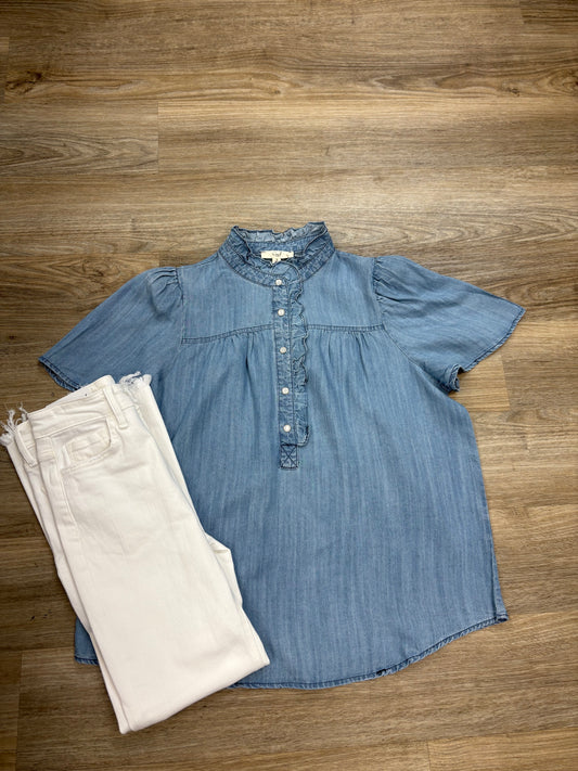 Short Sleeve denim top