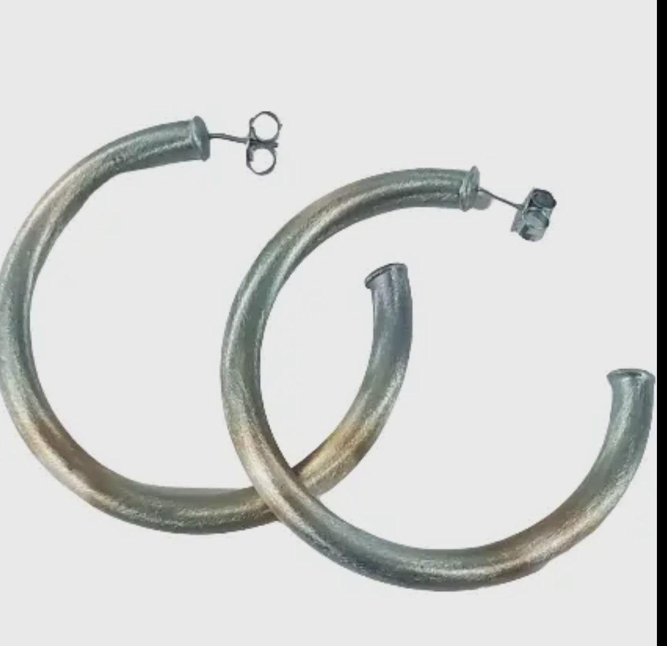 Burnished Ice Arlene Hoops