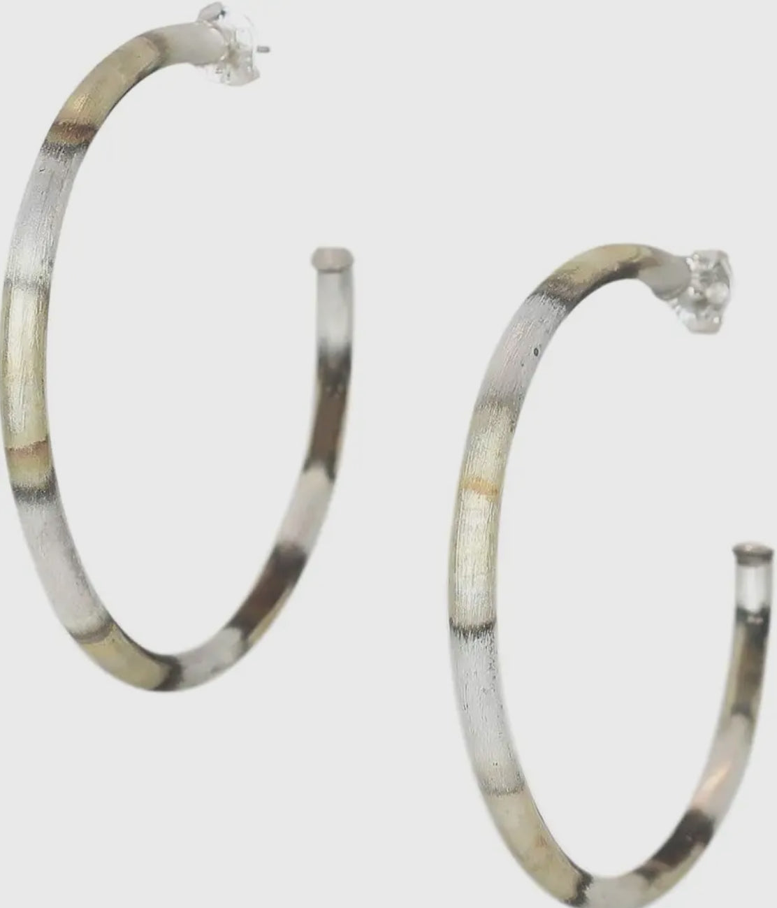 Everybody's Favorite Hoops Burnished Silver