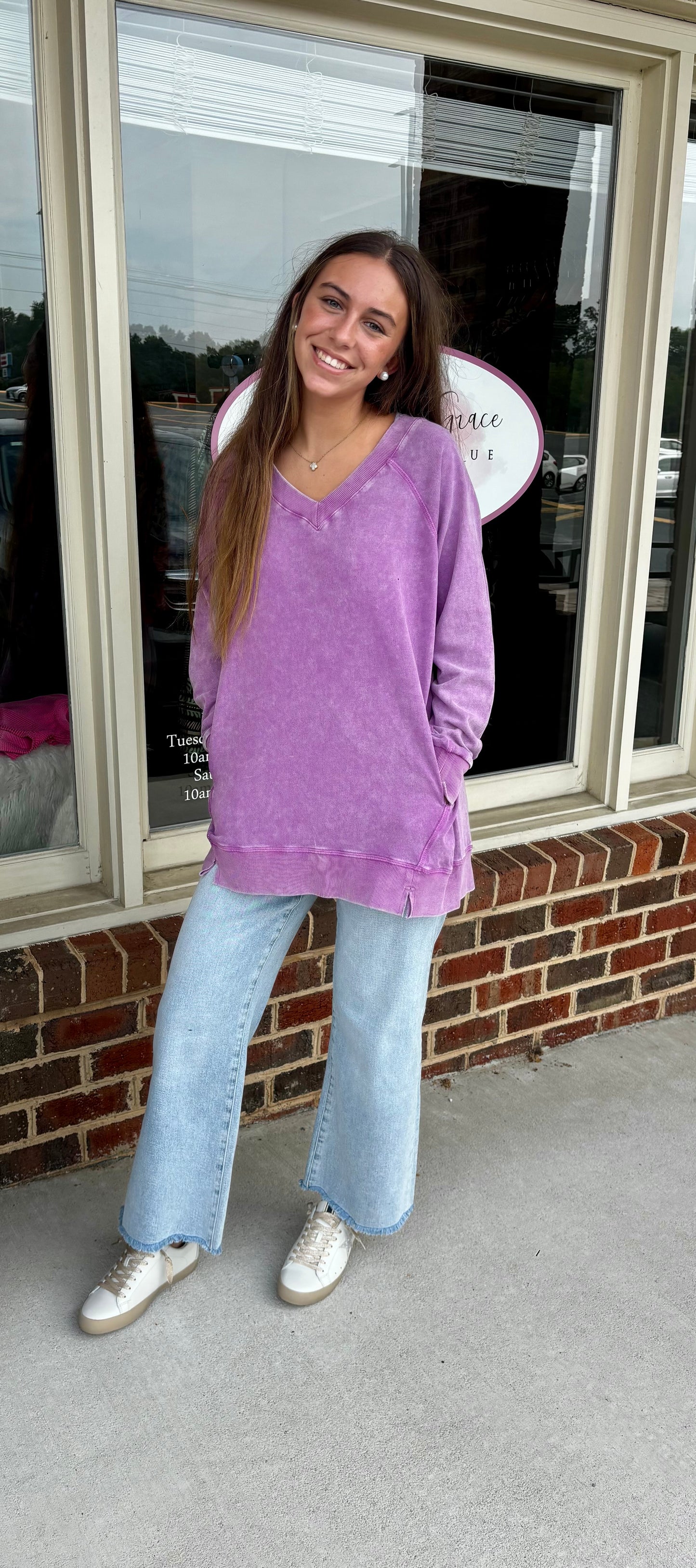 Orchid Oversized Pullover