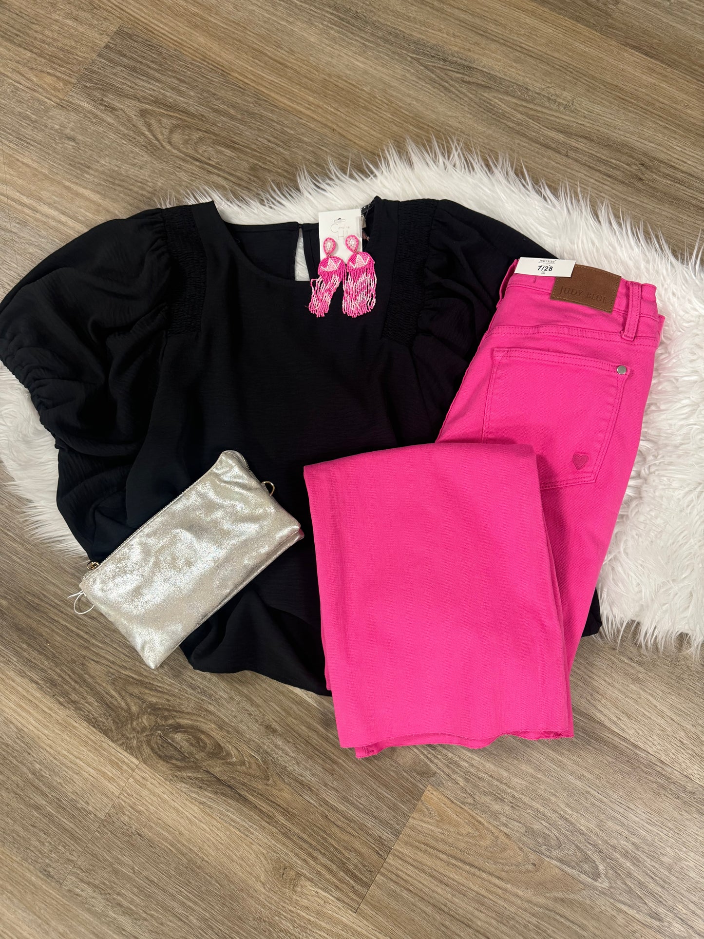 Hot Pink 90s straight Judy Blue
