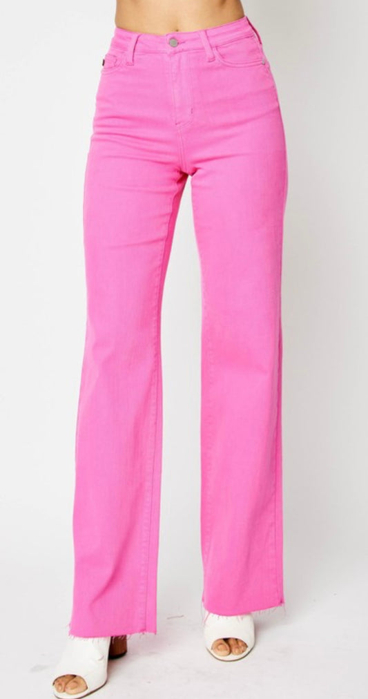 Hot Pink 90s straight Judy Blue