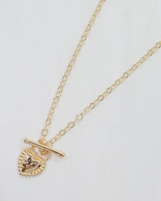 Willis Heart Charm Necklace