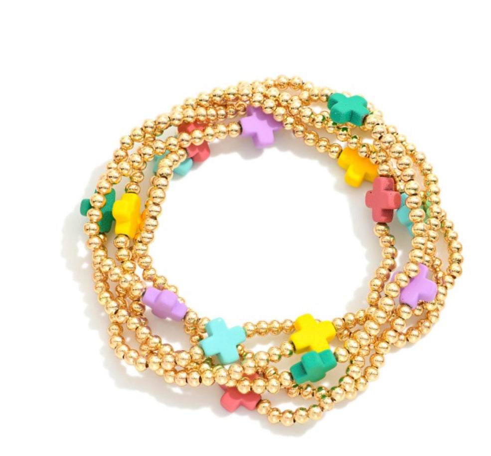 Criss Cross Beaded Bracelets