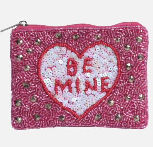“Be Mine” coin purse