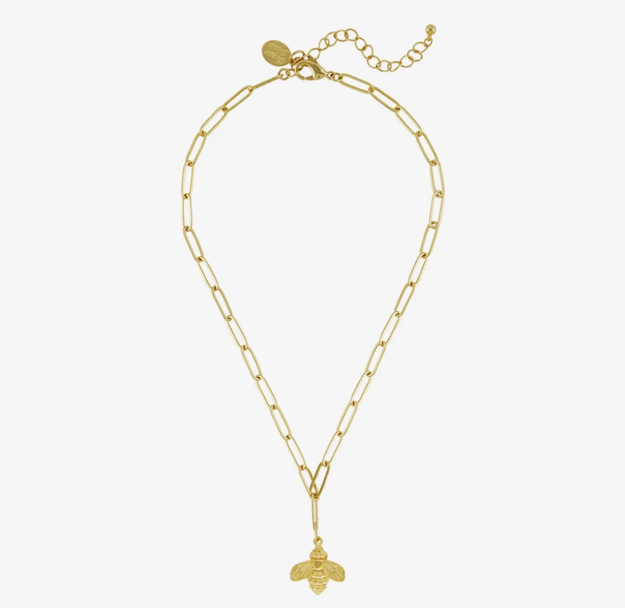 S.S. Bee Paperclip Necklace