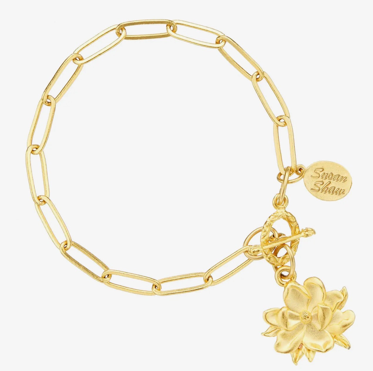 S.S. Magnolia Paperclip Bracelet
