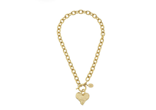 S.S Heart Toggle Necklace