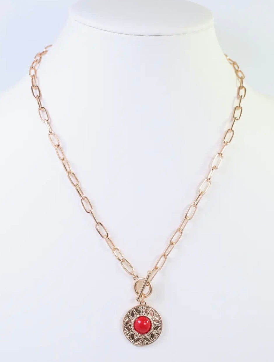 Terrace Drop Toggle Necklace