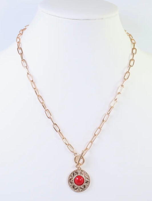 Terrace Drop Toggle Necklace