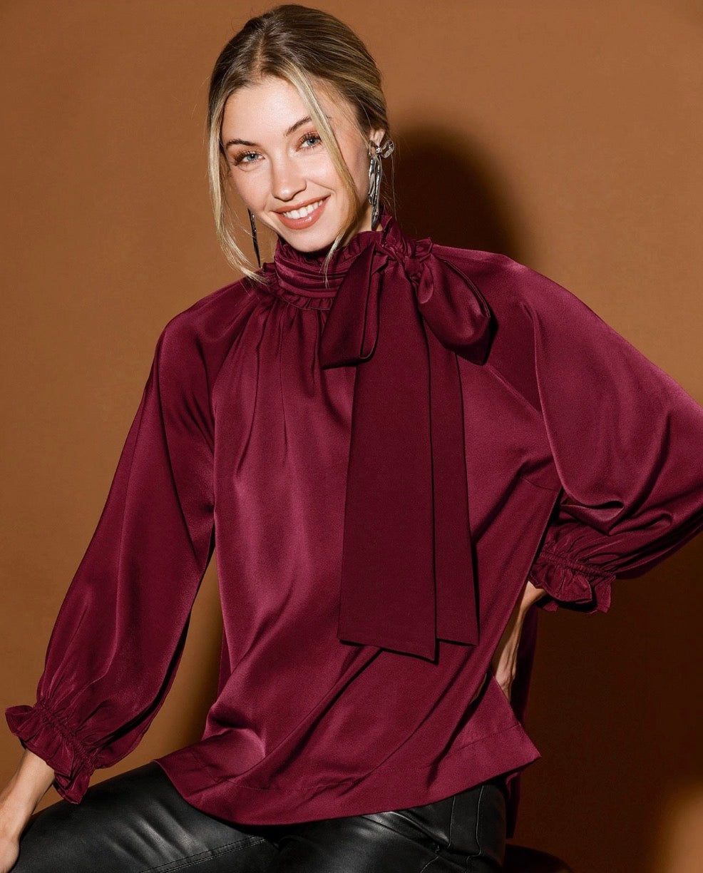 The Burgundy Belle Top