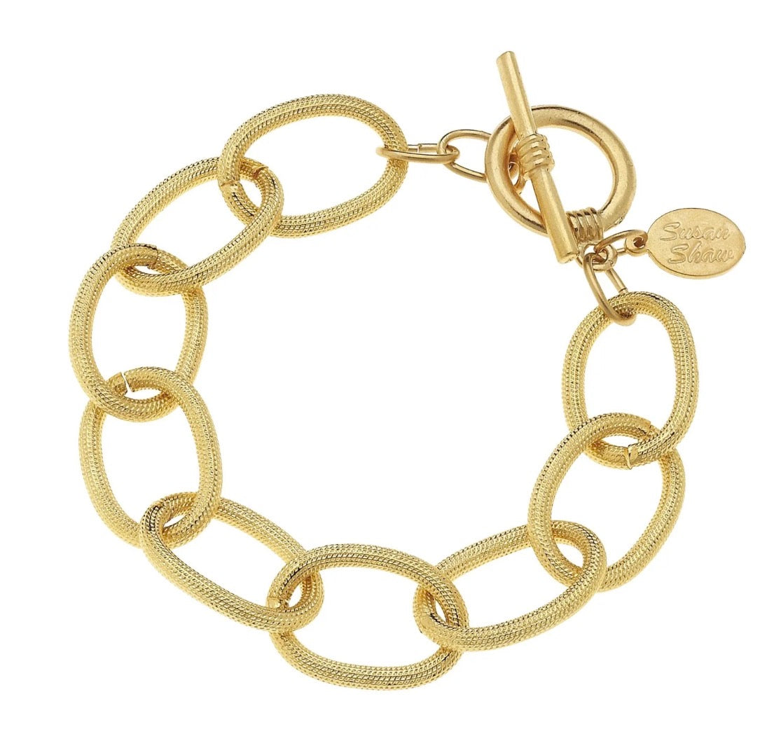 S.S. loop chain bracelet