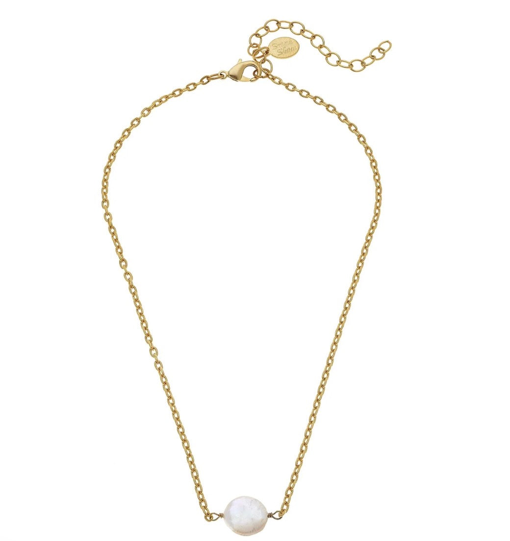 S.S. Dainty Pearl Necklace
