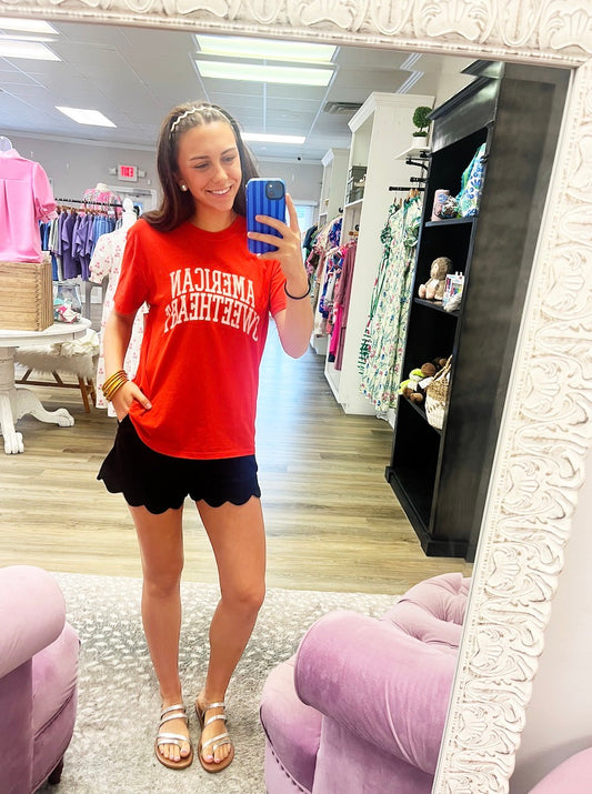 Sweet scallop shorts
