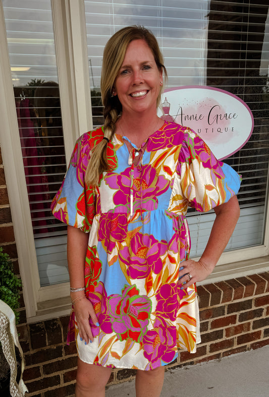 Floral Mini Dress