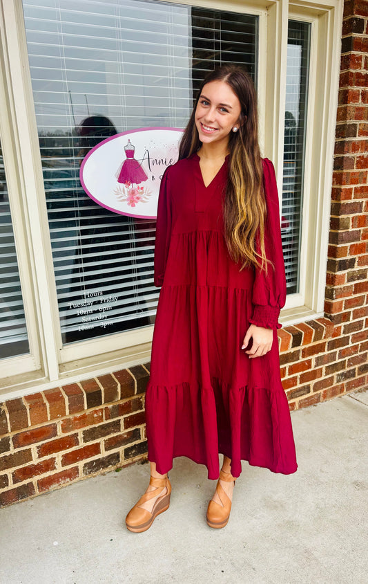 Willow Tiered Midi Dress