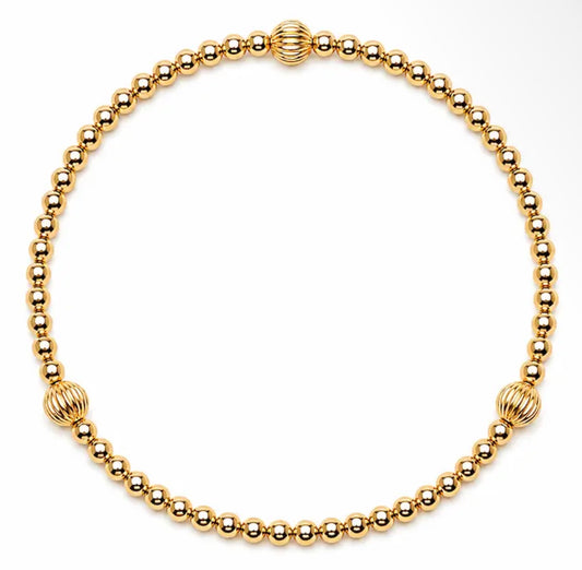 E.G. Sedona 2mm Gold Bracelet