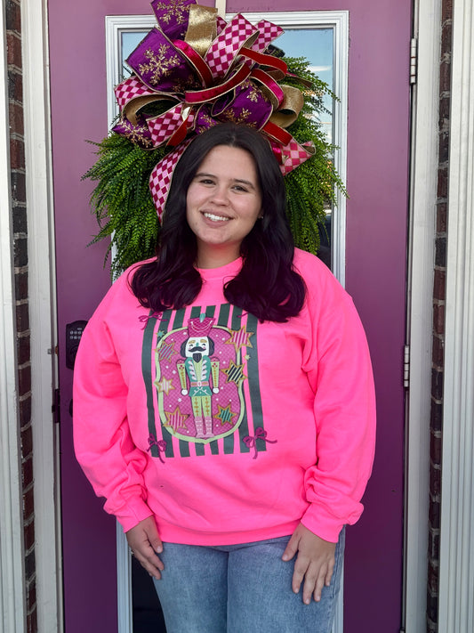 Pink Nutcracker Sweatshirt