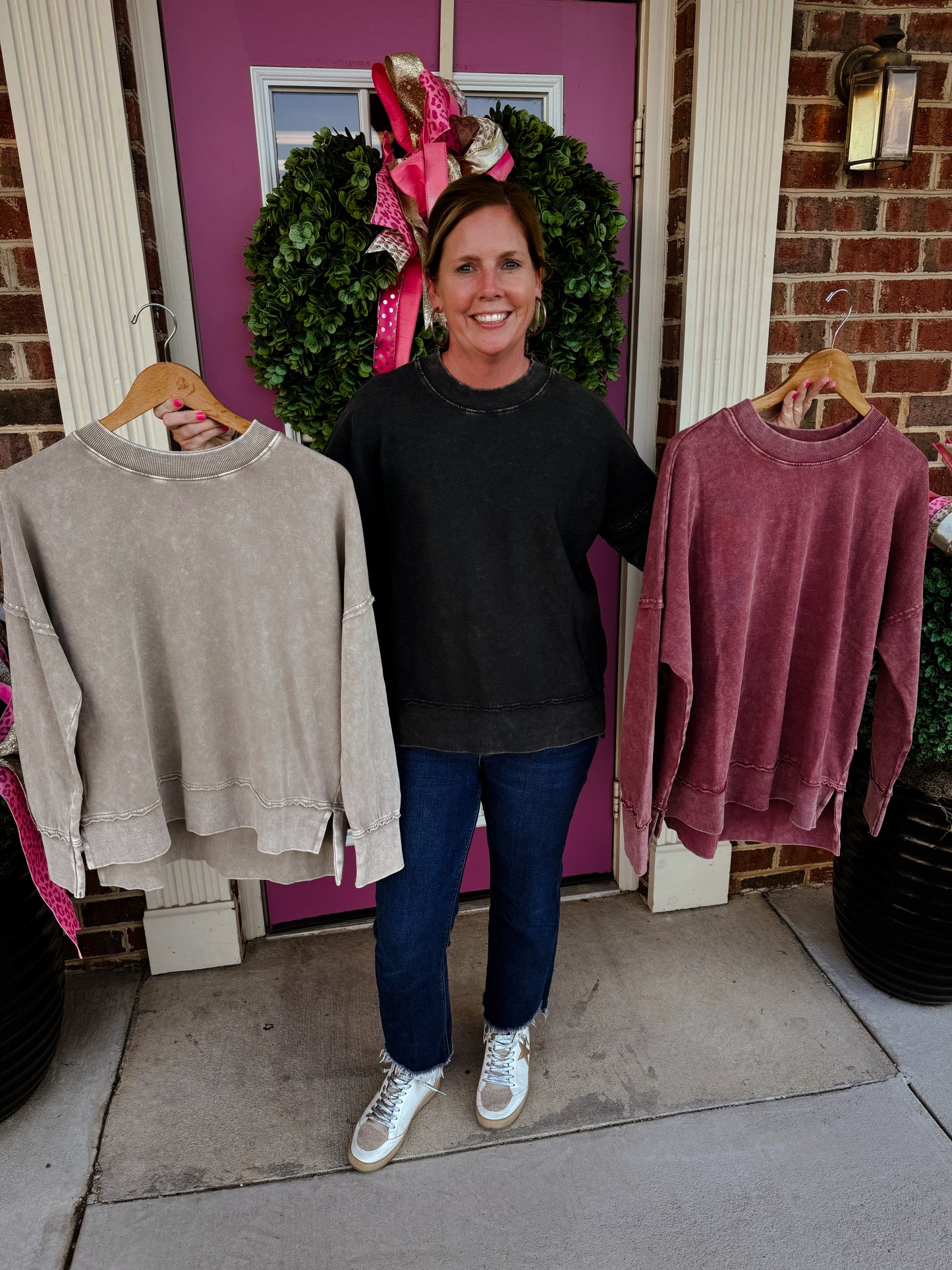 Mineral Washed Pullover
