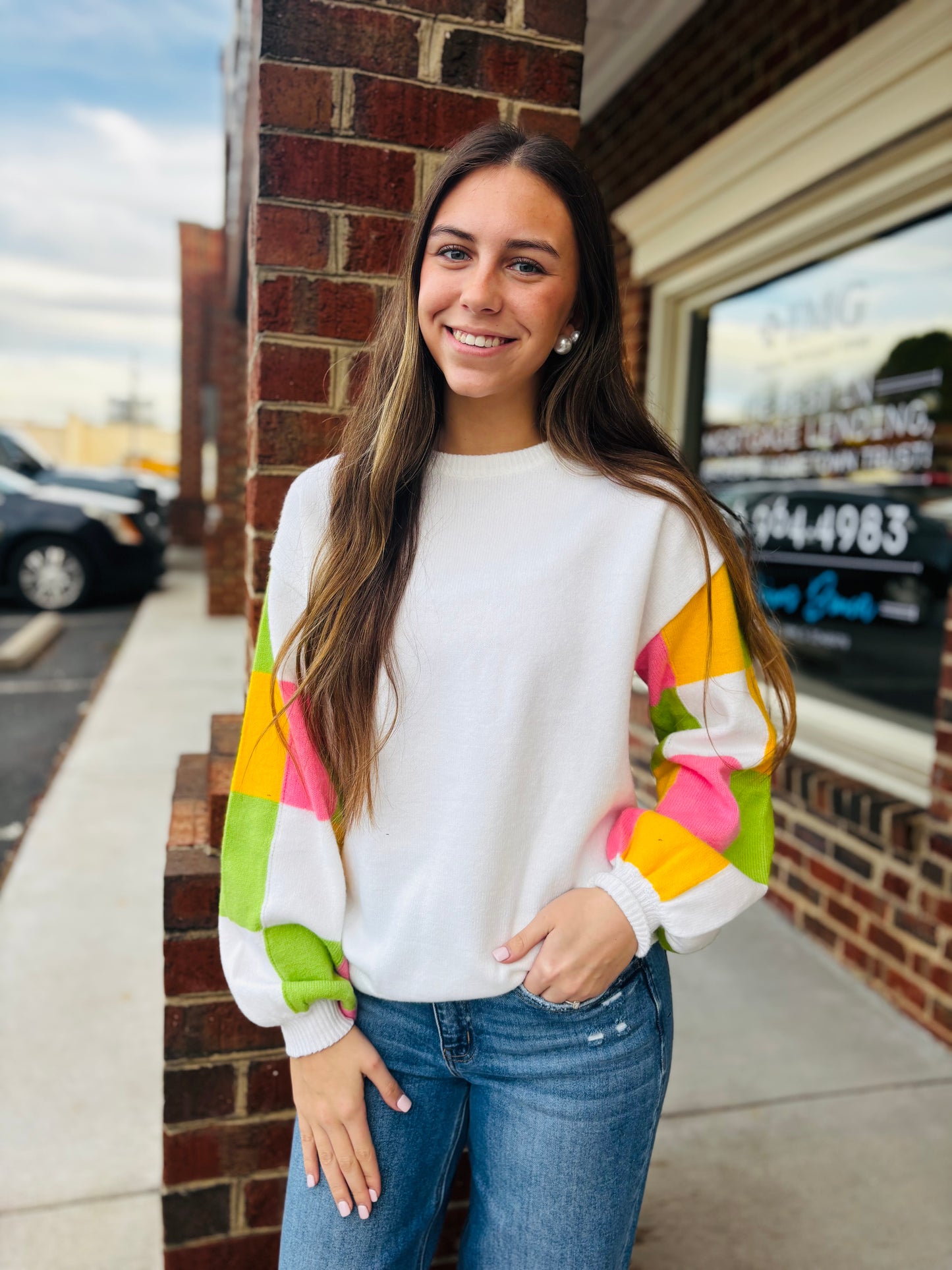 Colorblock Soft Sweater