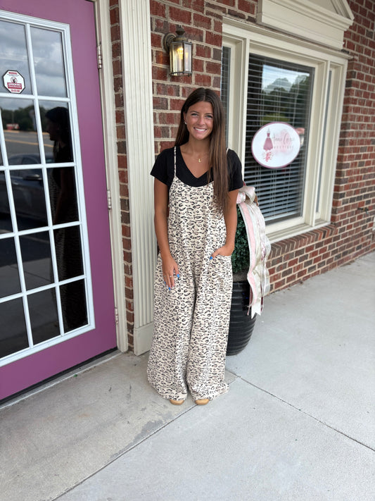 Animal Print Jumpsuit