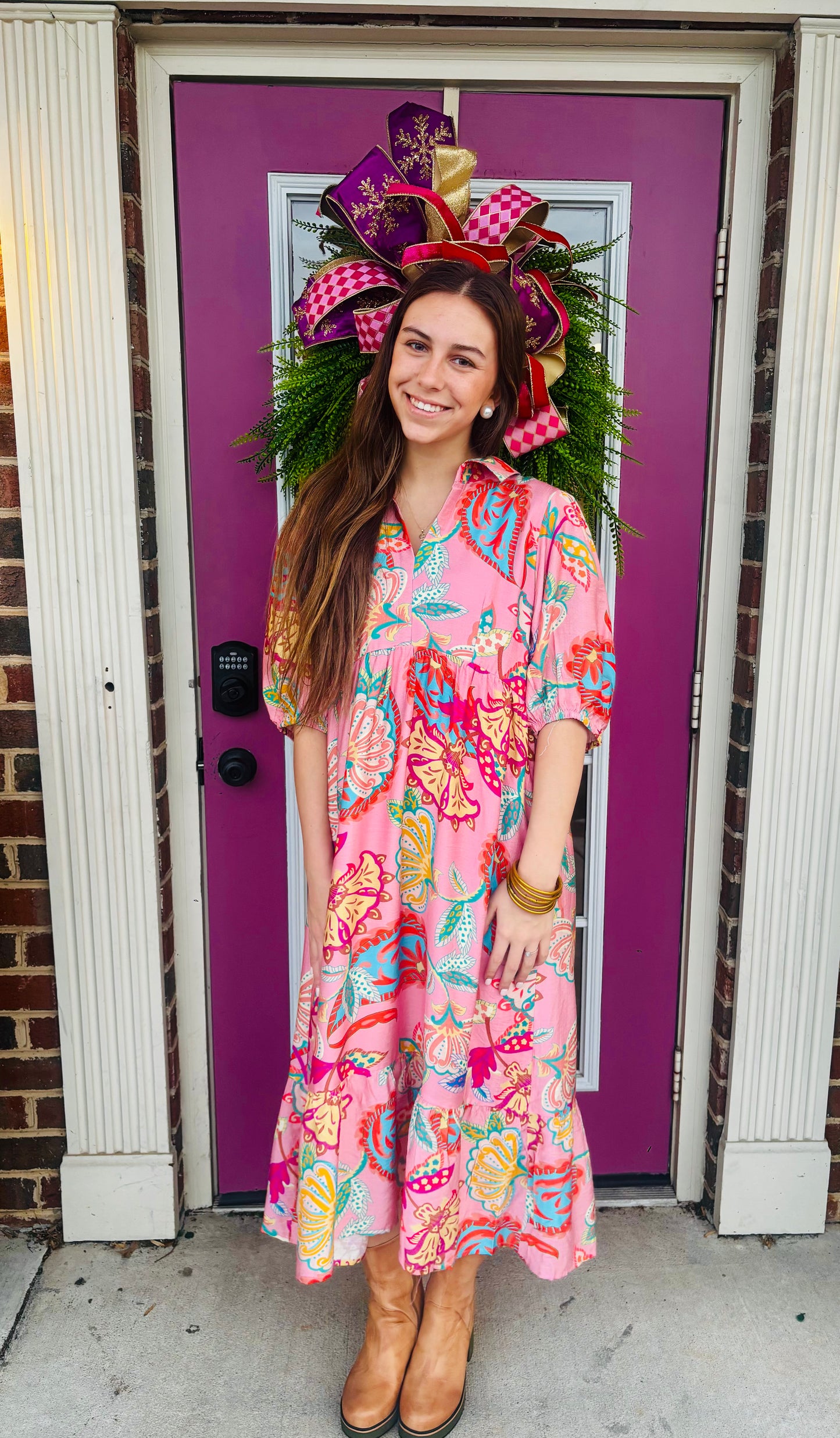 The Garden Paisley Dress