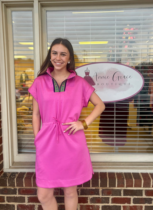 On-The-Go Peony Dress