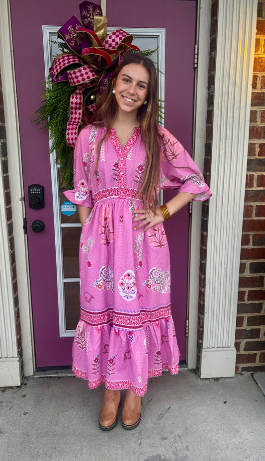 Pink Meadow Dream Dress