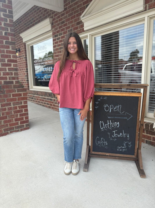 Dusty Rose Blouse
